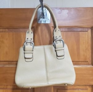 Tignanello Mustard Bucket Purse